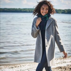 Classic Lambswool LL Bean Three-quarter Coat